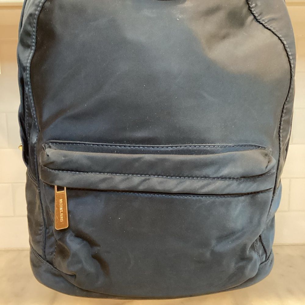 Michael Kors Backpack Bag Handbag Jet Set Nylon Back Pack Black Travel Bag - Picture 3 of 15